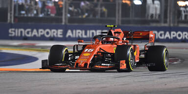 Leclerc holt Pole vor Hamilton in Singapur