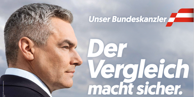 Kopie von Kanzler auf neuem ÖVP-Plakat.