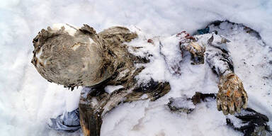 Mummifizierte Leichen auf Vulkan gefunden