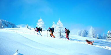 Verträumte Kulisse für Skitourengeher