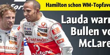 Niki Lauda warnt Bullen vor McLaren