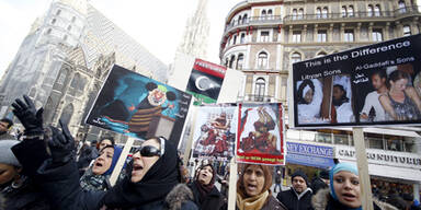 Libyer protestieren auch in Wien