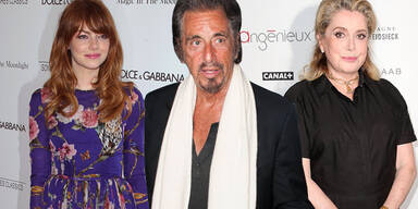 Als Pacino, Emma Stone, Catherine Deneuve