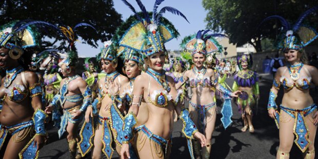 Hunderttausende bei Notting Hill-Karneval