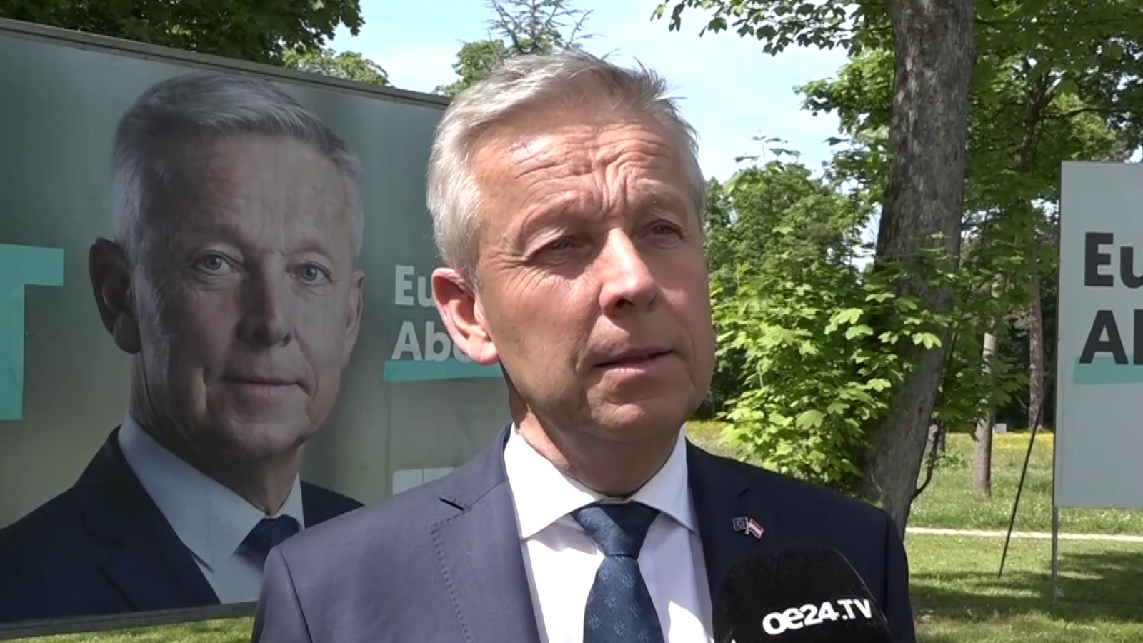 EUWahl ÖVP präsentiert Plakate oe24.tv