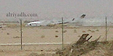 Frachtflugzeug in Riad abgestürzt