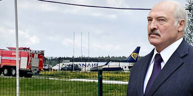 Weißrussischer Präsident Lukaschenko mit Ryanair-Linienflug in Minsk