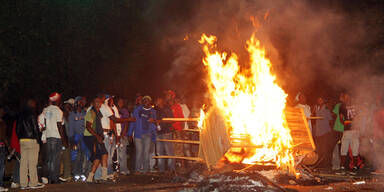 Gewaltsame Ausschreitungen in Sambia