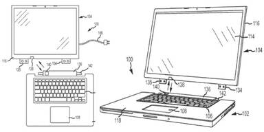 Apple plant MacBook mit Docking-Display