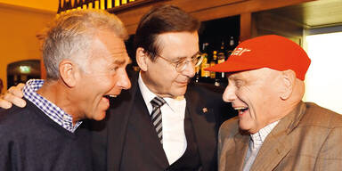 Hans Mahr und Niki Lauda