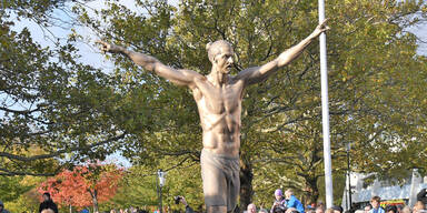 Fans verwüsten Ibrahimovic-Statue