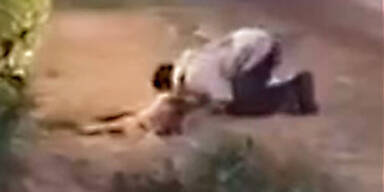 VIDEO: Mann erschlägt Hund und isst ihn