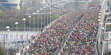 400.000 feiern 40. Vienna City Marathon