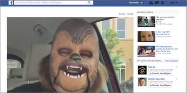 "Chewbacca Mask Lady" stürmt Facebook