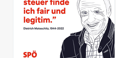 SPÖ wirbt jetzt mit Didi Mateschitz.