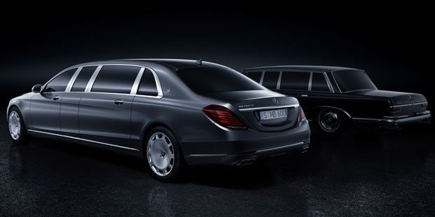 Das ist der Mercedes Maybach Pullman
