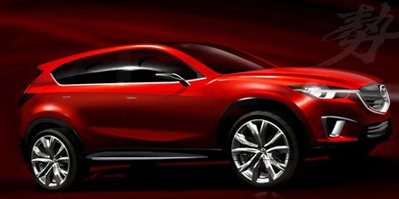 Mazda zeigt Kompakt-SUV-Studie Minagi