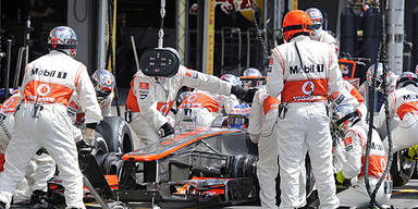 McLaren-Box stellt neuen Weltrekord auf