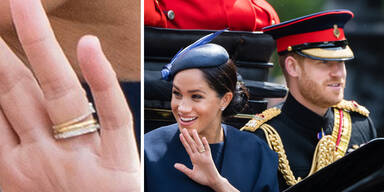 Meghan Harry Trooping the Color