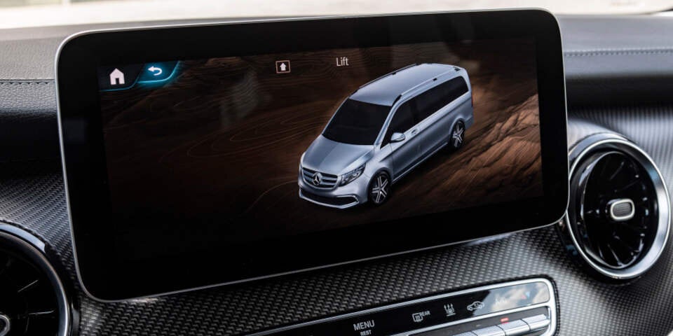 Mercedes V-Klasse jetzt auch mit Luftfahrwerk
