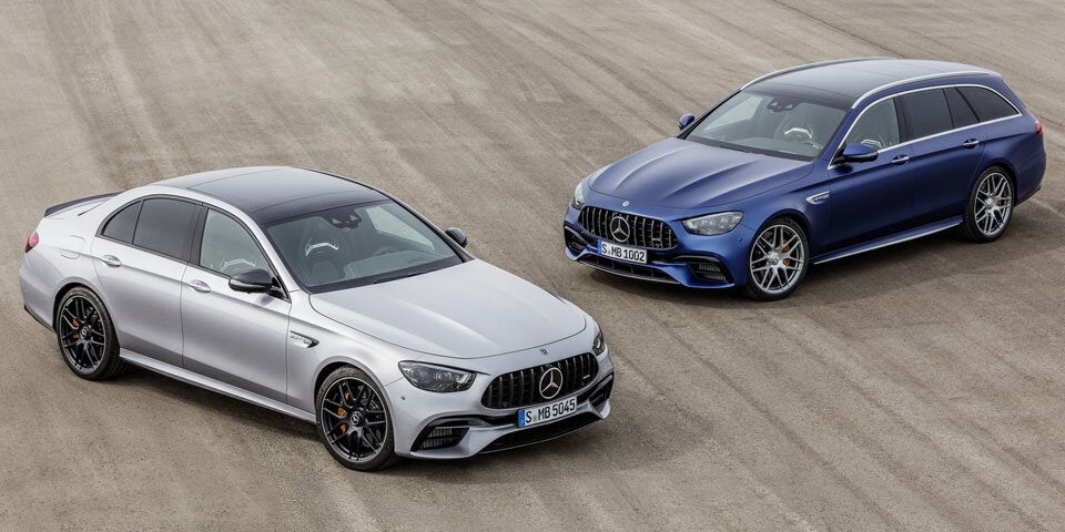 BMW frischt den M5 auf, Mercedes den AMG E 63