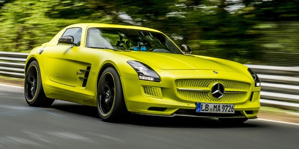 E-Version des SLS AMG knackt Rundenrekord