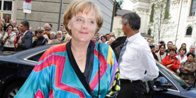Frau Merkel verstößt gegen oberstes Mode-Gebot