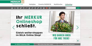 Merkur stellt seinen Online-Shop ein