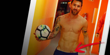 Nach Tor-Gala: Messi enthüllt Intim-Tattoo
