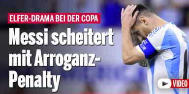 Elfer-Drama: Messi scheitert mit Arroganz-Penalty