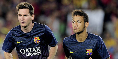 Erster Titel für Messi und Neymar