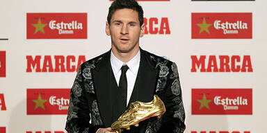Messi mit "Goldenem Schuh" geehrt