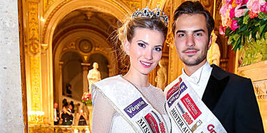 Miss Austria Dragana Stankovic Mister Austria Philipp Rafetseder
