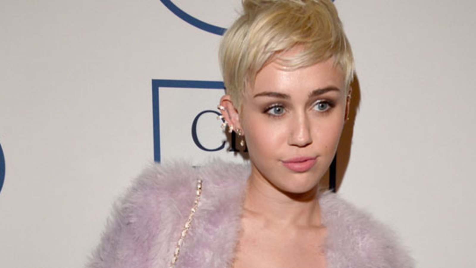 Miley Cyrus (Wearing A Herve Leger Dress) At Arrivals For 52Nd