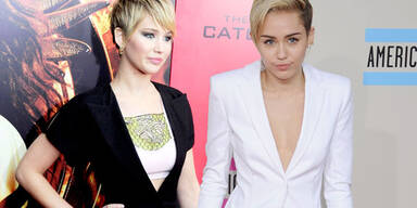 Miley Cyrus, Jennifer Lawrence