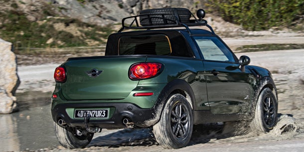 Mini zeigt Pick-up-Version des Paceman