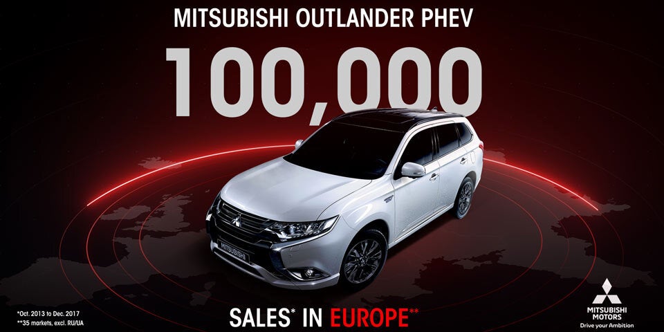 Outlander PHEV knackt 100.000er-Marke