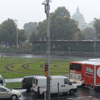 Monsunregen in Wien