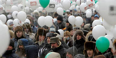 Massendemo in Moskau