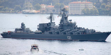 Russisches Kriegsschiff Moskwa