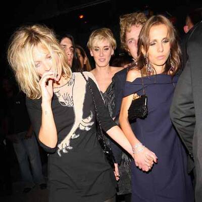 Kate Moss & Allegra Versace gaben sich die Kante