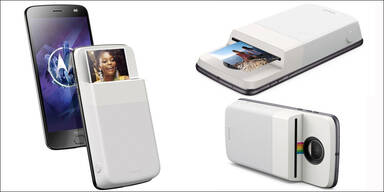 Motorola-Smartphone wird zum Foto-Drucker