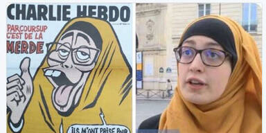 Aufregung: Charlie Hebdo zeigt Muslimin als Affen