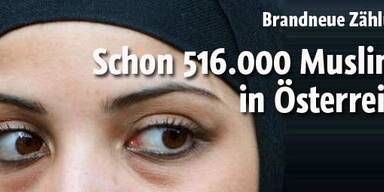 Halbe Million Muslime in Österreich