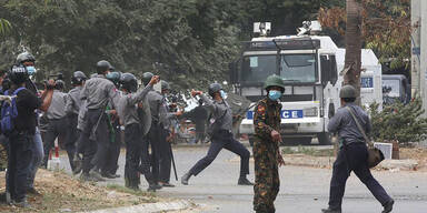 Zwei Tote und 30 Verletzte durch Polizeischüsse in Myanmar