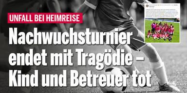 Nachwuchsturnier endet mit Tragödie – Kind und Betreuer tot