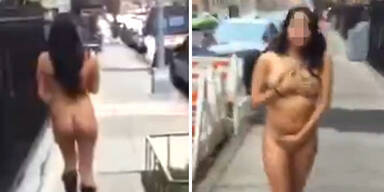 Frau muss nackt durch New York spazieren