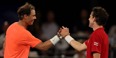 Nadal gewinnt Exhibition-Match gegen Thiem
