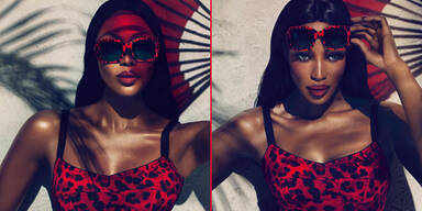 Naomi Campbell für D&G 'Animalier Eyewear'