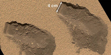Curiosity-Fund auf dem Mars